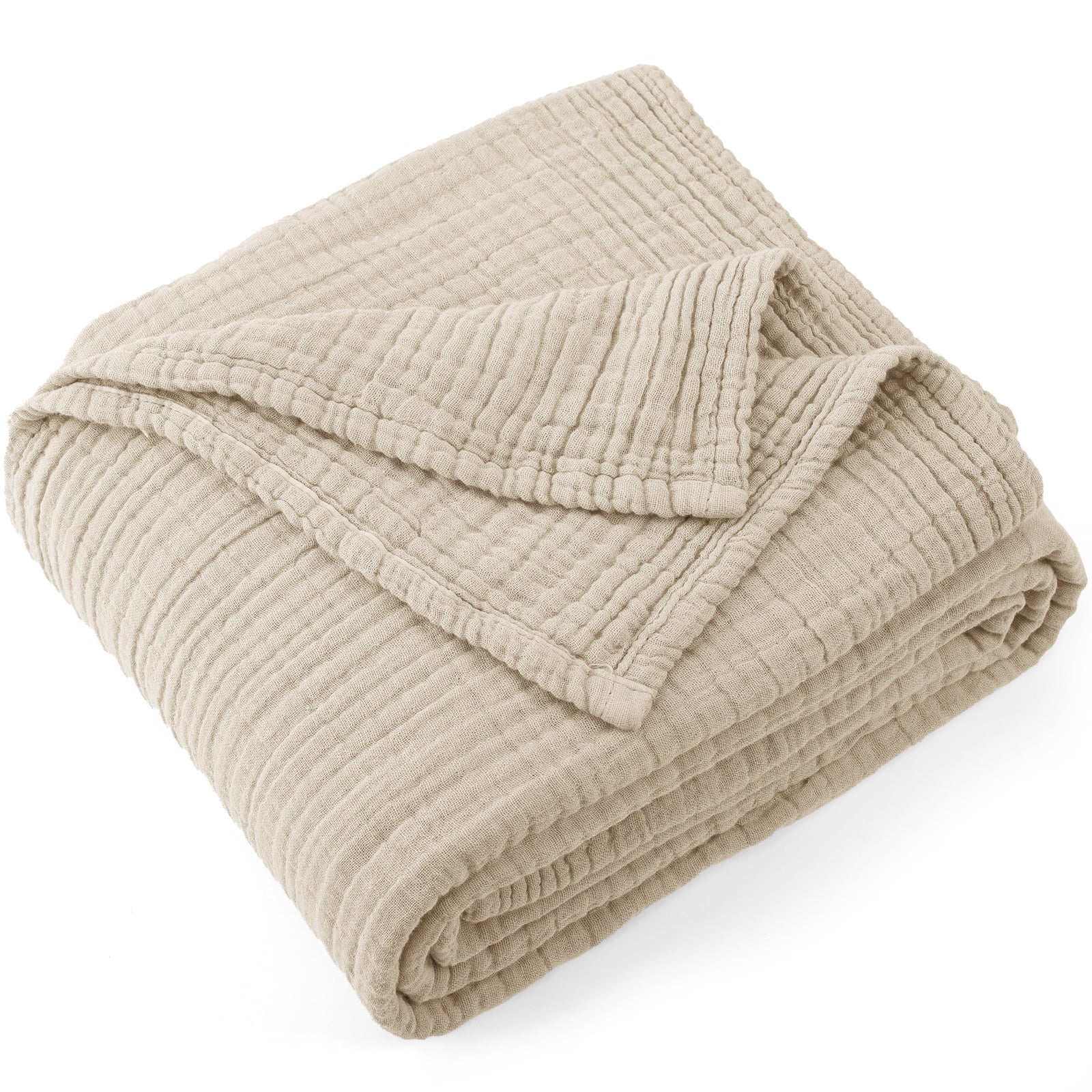 Lightweight Throw Blanket 100% Cotton 