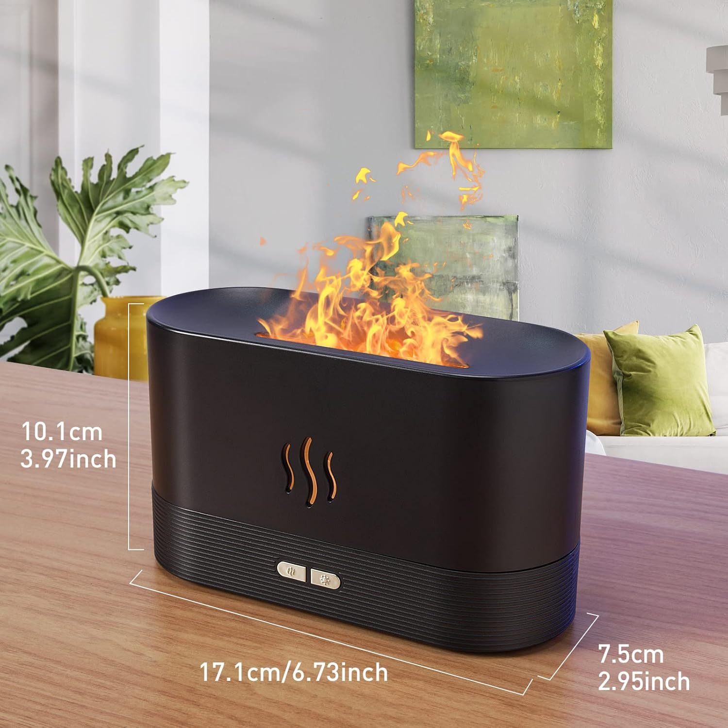 Colorful Flame Air Aroma Diffuser Humidifier