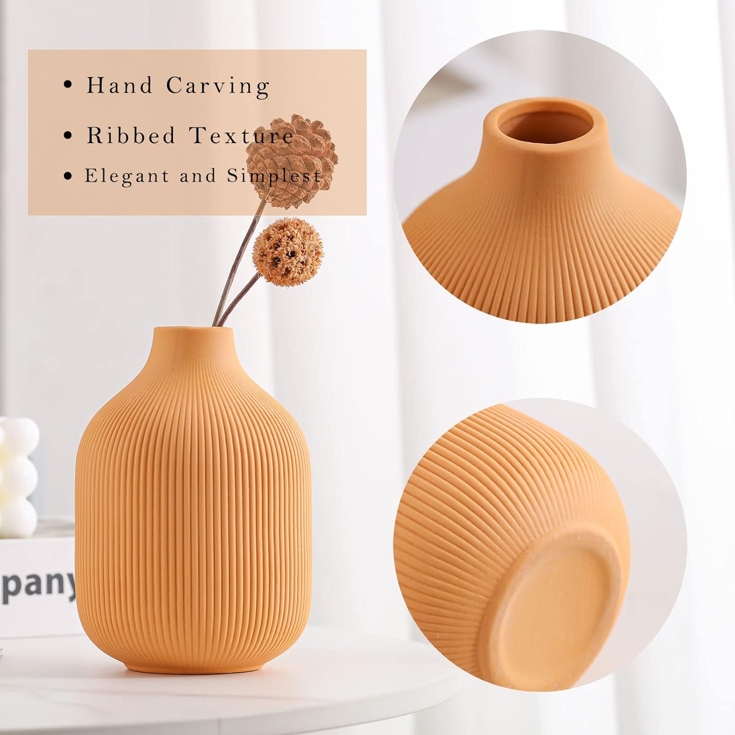 Boho Vases Set Ceramic 