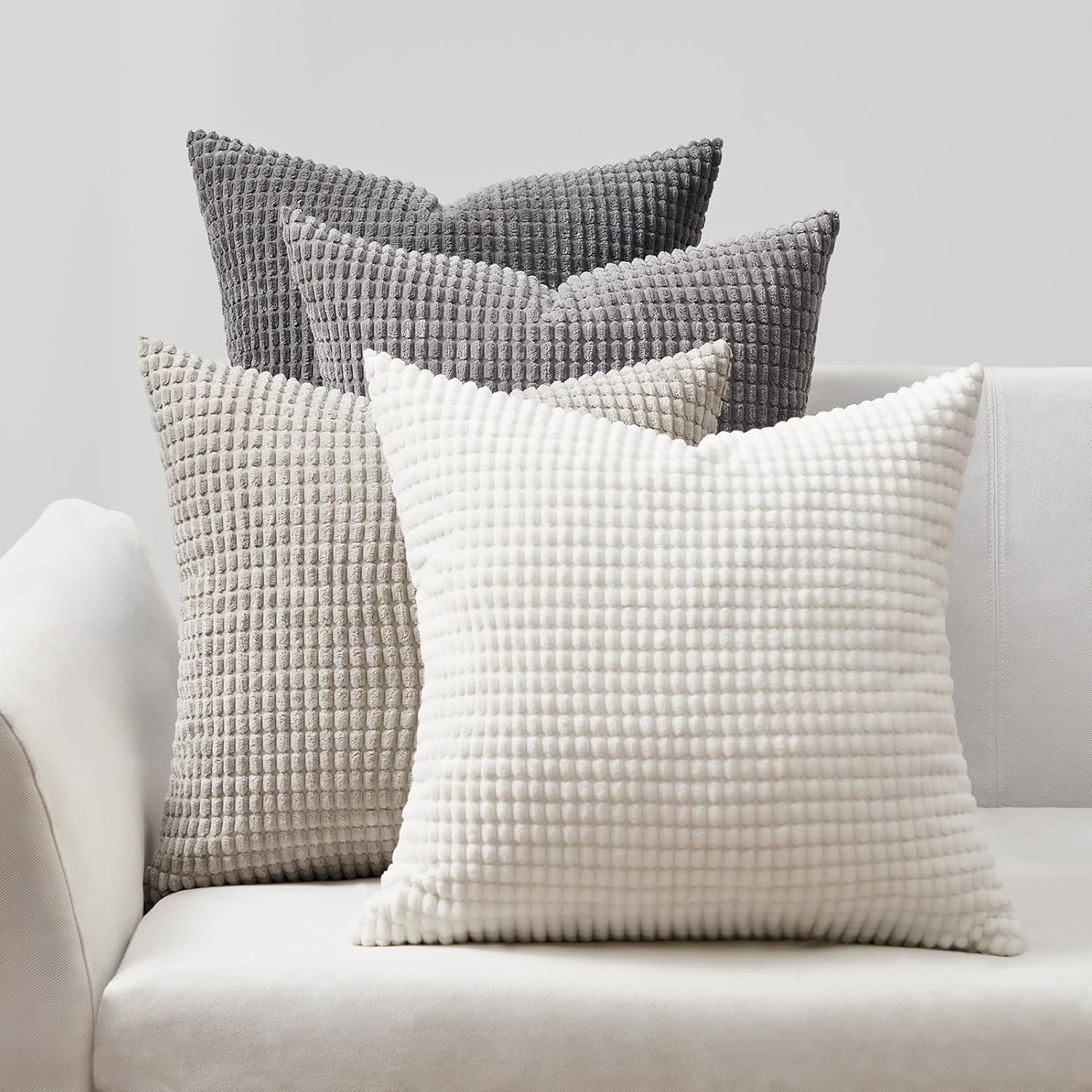 Grey Couch Pillow Covers