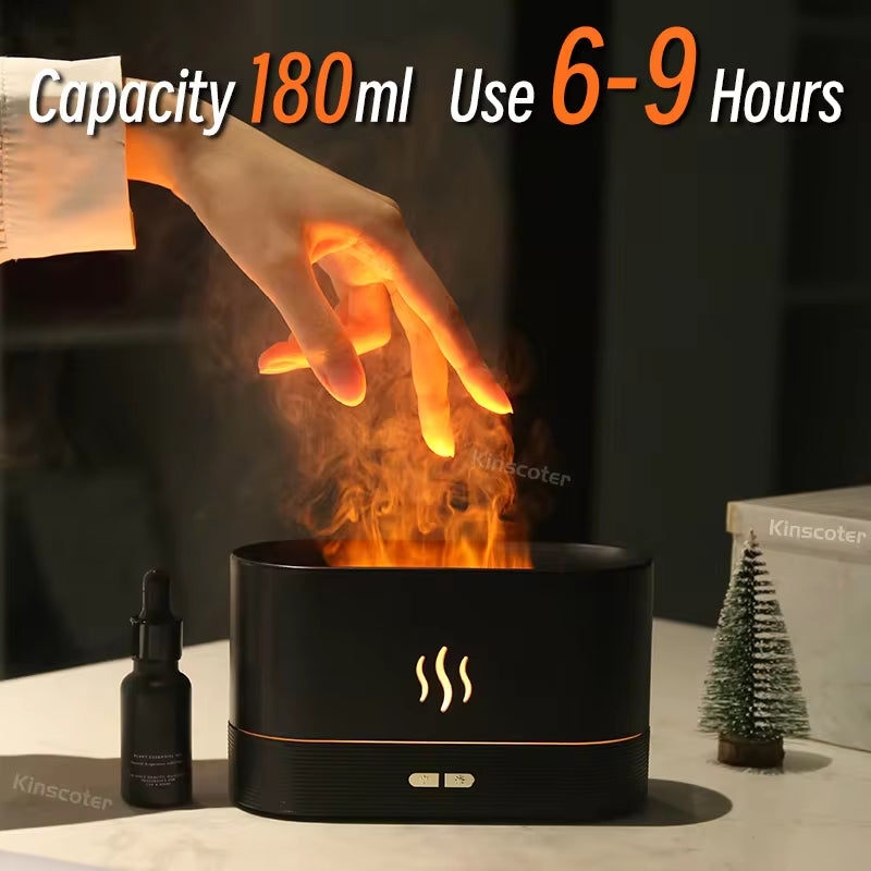 Colorful Flame Air Aroma Diffuser Humidifier